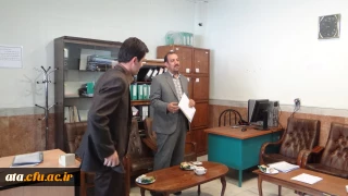 بازدیدجناب اقای افشار پور عضو محترم دبیر خانه دائمی جشنواره  فرهنگی