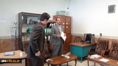 بازدیدجناب اقای افشار پور عضو محترم دبیر خانه دائمی جشنواره  فرهنگی