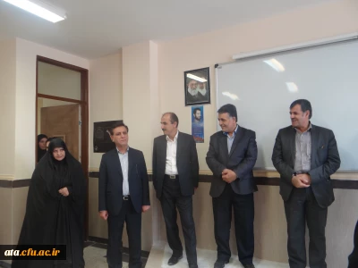 حضورآقای ساکی  معاون پژوهش وفن آوری سازمان مرکزی درپردیس علامه طباطبائی