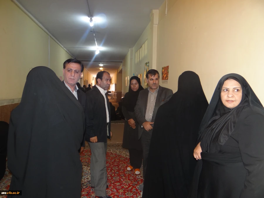 حضورآقای ساکی وهیات همراه درپردیس علامه طباطبائی 2