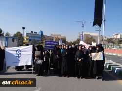 حضور دانشجویان در مراسم راهپیمایی 13 آبان 2