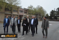 حضوراستاندارمحترم ومدیر کل آموزش وپرورش درپردیس علامه طباطبائی خواهران ارومیه 2