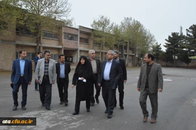 حضوراستاندارمحترم ومدیر کل آموزش وپرورش درپردیس علامه طباطبائی خواهران ارومیه