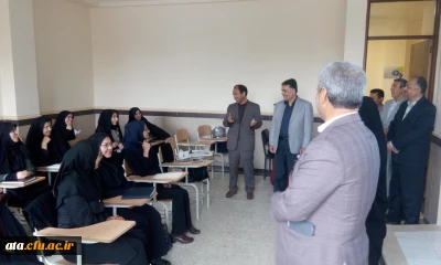 حضورآقای دکتر آقاخانی وهیات همراه درپردیس علامه طباطبائی