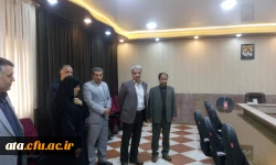 حضورآقای آقاخانی وهیات همراه درپردیس علامه طباطبائی 2