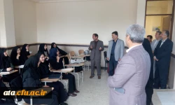 حضورآقای آقاخانی وهیات همراه درپردیس علامه طباطبائی 3