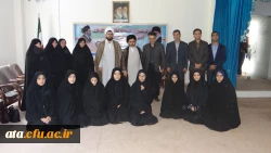 دیداردانشجویان به مناسبت روزمعلم بانماینده محترم ولی فقیه دراستان  2