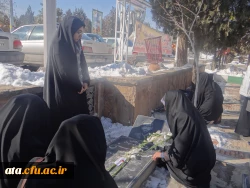 گزارش تصویری از حضور دانشجویان ومسئولان در مراسم میهمانی لاله ها به مناسبت ایام الله دهه مبارک فجر 5