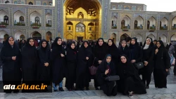 اروی زیارتی دانشچویان در حرم مطهر ثامن الحجج علی بن موسی الرضا علیه السلام  2