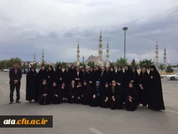 حضور دانشجویان در حرم مطهر حضرت معصومه سلام الله علیها ومسجد جمکران به مناسبت نیمه شعبان  2