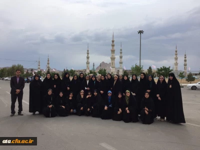 حضور دانشجویان در حرم مطهر حضرت معصومه سلام الله علیها ومسجد جمکران به مناسبت نیمه شعبان