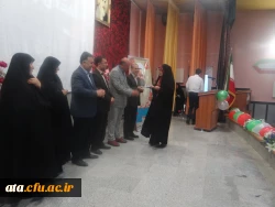 تقدیر از اساتید هیئت علمی منتخب و پیشکسوت و حائزین رتبه های دانشجویی در مراسم هفته آموزش