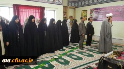 اقامه نماز جماعت ظهر توسط سرپرست  دفتر نهاد نمایندگی مقام معظم رهبری در دانشگاه فرهنگیان