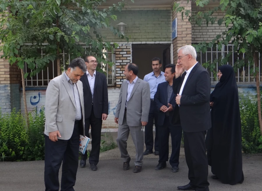 بازدید مدیرکل محترم آموزش و پرورش استان از روند برگزاری امتحانات پایان ترم در پردیس علامه طباطبائی ارومیه