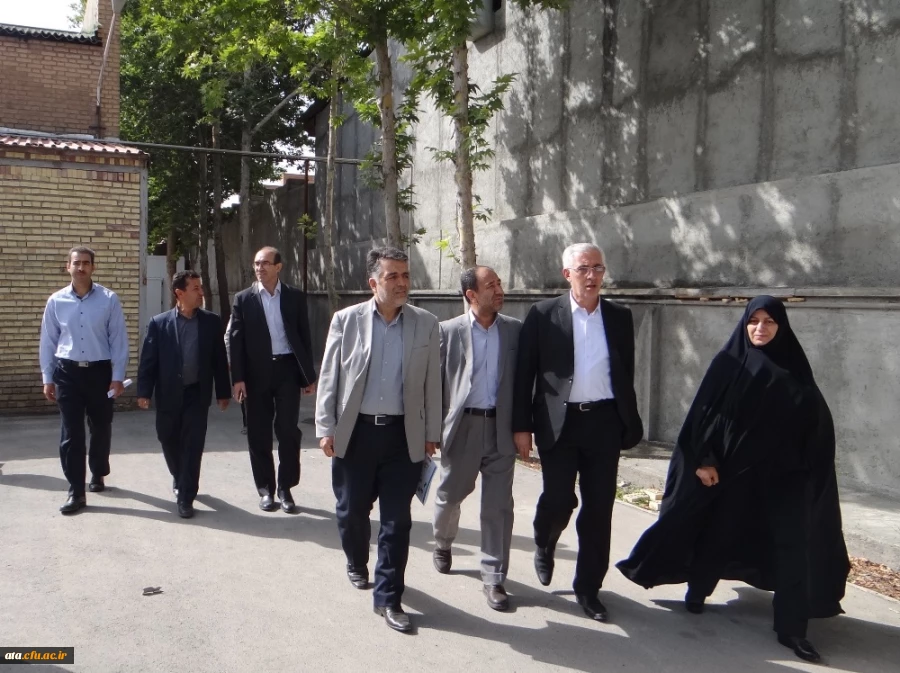 بازدید مدیرکل محترم آموزش و پرورش استان از محوطه و فضاهای عمرانی پردیس