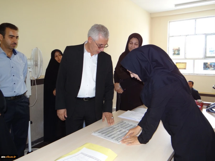 بازدید مدیرکل محترم آموزش و پرورش استان از روند برگزاری امتحانات پایان ترم در پردیس علامه طباطبائی ارومیه