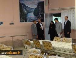 بازدید مدیرکل محترم آموزش و پرورش استان از سالن غذاخوری