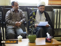 معارفه رابط نهاد نمایندگی مقام معظم رهبری پردیس علامه طباطبائی خواهران ارومیه