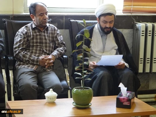 معارفه رابط نهاد نمایندگی مقام معظم رهبری پردیس علامه طباطبائی خواهران ارومیه