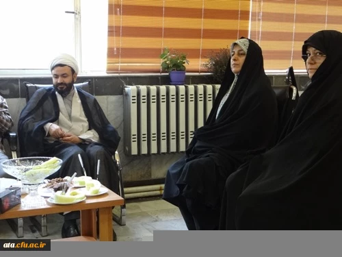 معارفه رابط نهاد نمایندگی مقام معظم رهبری پردیس علامه طباطبائی خواهران ارومیه