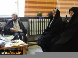 معارفه رابط نهاد نمایندگی مقام معظم رهبری پردیس علامه طباطبائی خواهران ارومیه