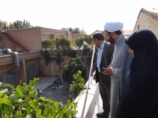 بازدید نماینده نهاد مقام معظم رهبری در دانشگاه فرهنگیان از روند آماده سازی و تعمیرات فضاهای پردیس علامه طباطبائی ارومیه 5