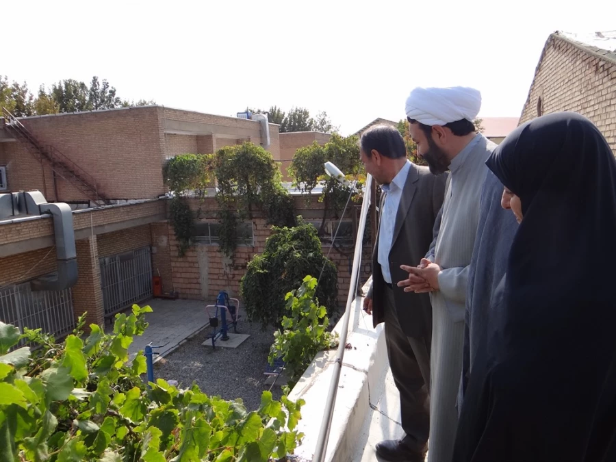 بازدید نماینده نهاد مقام معظم رهبری در دانشگاه فرهنگیان از روند آماده سازی و تعمیرات فضاهای پردیس علامه طباطبائی ارومیه 5
