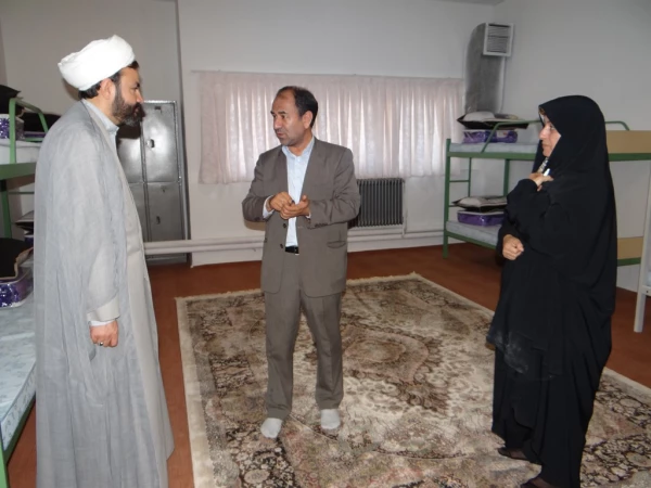 بازدید نماینده نهاد مقام معظم رهبری در دانشگاه فرهنگیان از روند آماده سازی و تعمیرات فضاهای پردیس علامه طباطبائی ارومیه 6