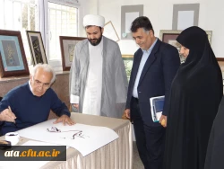 برپایی نمایشگاه آثار خوشنویسی استاد زینالی 3