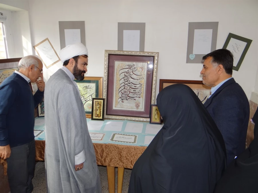 برپایی نمایشگاه آثار خوشنویسی استاد زینالی 6