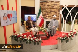 حضور حجت الاسلام و المسلمین دکتر بیگی مسئول نهاد رهبری دانشگاه فرهنگیان استان در برنامه زنده تلویزیونی ساغلیق با موضوع سلامت روان از دیدگاه قرآن 2