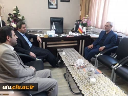 در دیدار رئیس دانشگاه پیام نور با رئیس دانشگاه فرهنگیان استان:

همکاری دوجانبه با سایر دانشگاه ها از اولویت های دانشگاه فرهنگیان است
 2