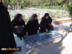 آغاز به کار سرپرست پردیس  علامه طباطبایی ارومیه با ادای احترام به مقام شهدا 3