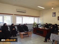 دیدار سرپرست مرکز شهید مطهری خوب برای تبریک انتصاب 4