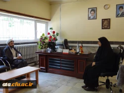 حضور نماینده نهاد نمایندگی مقام معظم رهبری و تبریک انتصاب سرپرست پردیس علامه طباطبائی ارومیه 2