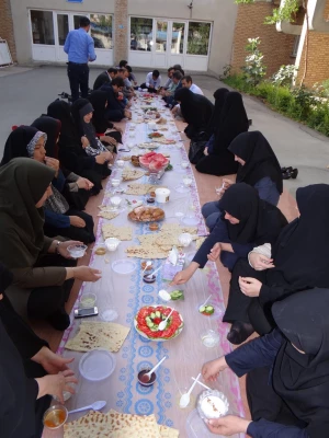 برگزاری صبحانه کاری در محوطه پردیس علامه طباطبائی ارومیه 2