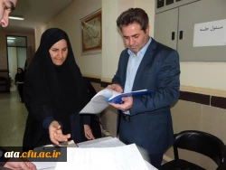 بازدید دکتر محمودلو و هیئت همراه از روند برگزاری  امتحانات پایان ترم پردیس علامه طباطبائی ارومیه 2