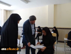 بازدید دکتر محمودلو و هیئت همراه از روند برگزاری  امتحانات پایان ترم پردیس علامه طباطبائی ارومیه 4