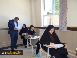 بازدید دکتر محمودلو و هیئت همراه از روند برگزاری  امتحانات پایان ترم پردیس علامه طباطبائی ارومیه 6