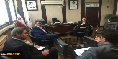 رؤسای دانشگاه های فرهنگیان استان به همراه دکتر بهادری نماینده مردم ارومیه در مجلس شورای اسلامی، با دکتر خنیفر رئیس دانشگاه فرهنگیان کشور دیدار کردند