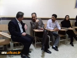 معاون سازمان مدیریت و برنامه ریزی استان آذربایجان غربی از روند مصاحبه استخدام پیمانی در این پردیس بازدید کرد 3