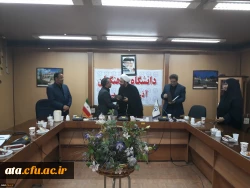 آیین معارفه معاون جدید توسعه منابع و امور دانشجویی پردیس شهید رجایی ارومیه برگزار شد 3