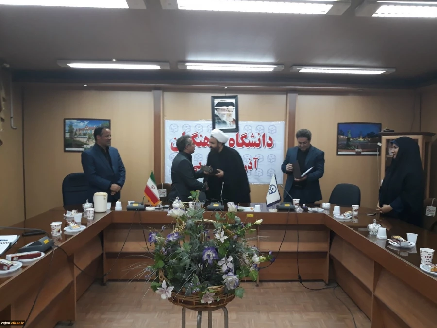 آیین معارفه معاون جدید توسعه منابع و امور دانشجویی پردیس شهید رجایی ارومیه برگزار شد 3