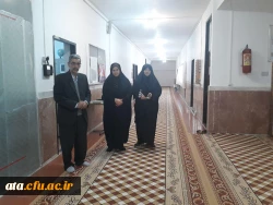 بازدید معاون توسعه منابع از خوابگاه دانشجویی 2