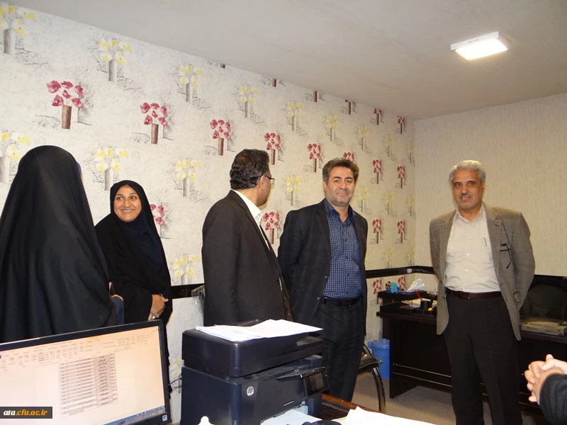 گزارش تصویری از بازدید دکتر آقا خانی مدیر کل امور دانشجویی واز بخشهای مختلف پردیس علامه طباطبایی 4