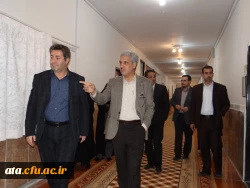 گزارش تصویری از بازدید دکتر آقا خانی مدیر کل امور دانشجویی واز بخشهای مختلف پردیس علامه طباطبایی 7