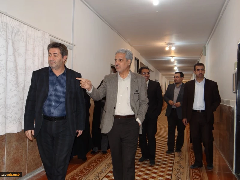 گزارش تصویری از بازدید دکتر آقا خانی مدیر کل امور دانشجویی واز بخشهای مختلف پردیس علامه طباطبایی 7