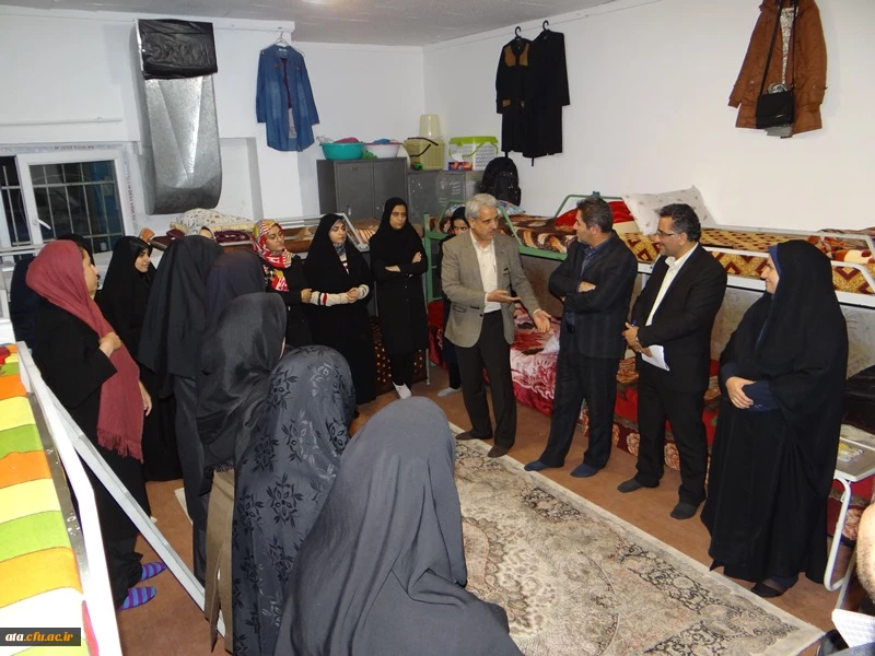 گزارش تصویری از بازدید دکتر آقا خانی مدیر کل امور دانشجویی واز بخشهای مختلف پردیس علامه طباطبایی 8