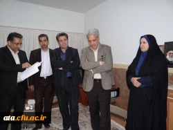 گزارش تصویری از بازدید دکتر آقا خانی مدیر کل امور دانشجویی از بخشهای مختلف پردیس علامه طباطبایی 7