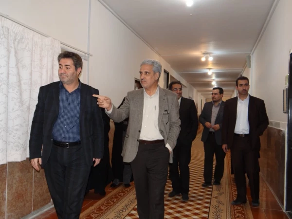 گزارش تصویری از بازدید دکتر آقا خانی مدیر کل امور دانشجویی از بخشهای مختلف پردیس علامه طباطبایی 8